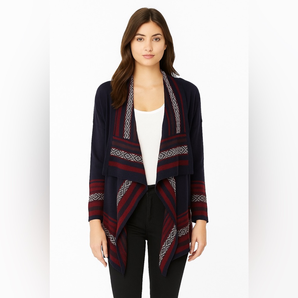 Eddie Bauer Knit Open Cardigan Womens XL
